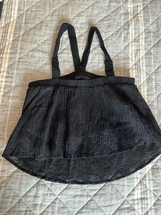 Lost + Wander Black Textured Sleeveless Tank Top, size XS - Picture 4 of 4